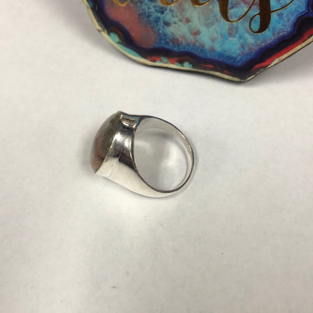 Silver Agate Ring - image 5